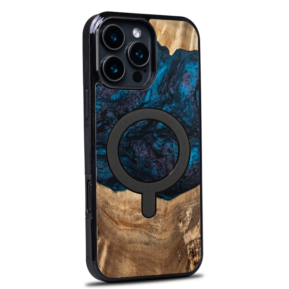 Bewood Resin Case for Apple iPhone 16 Pro Max - Planets - Neptune with MagSafe (2)