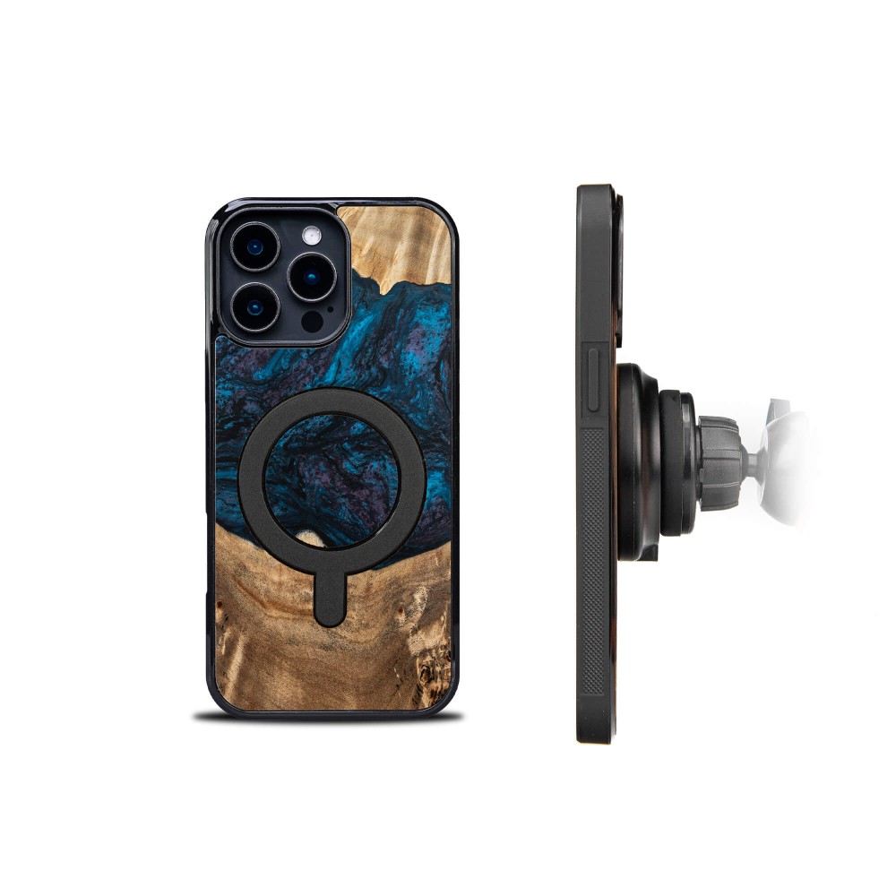 Bewood Resin Case for Apple iPhone 16 Pro Max - Planets - Neptune with MagSafe (3)