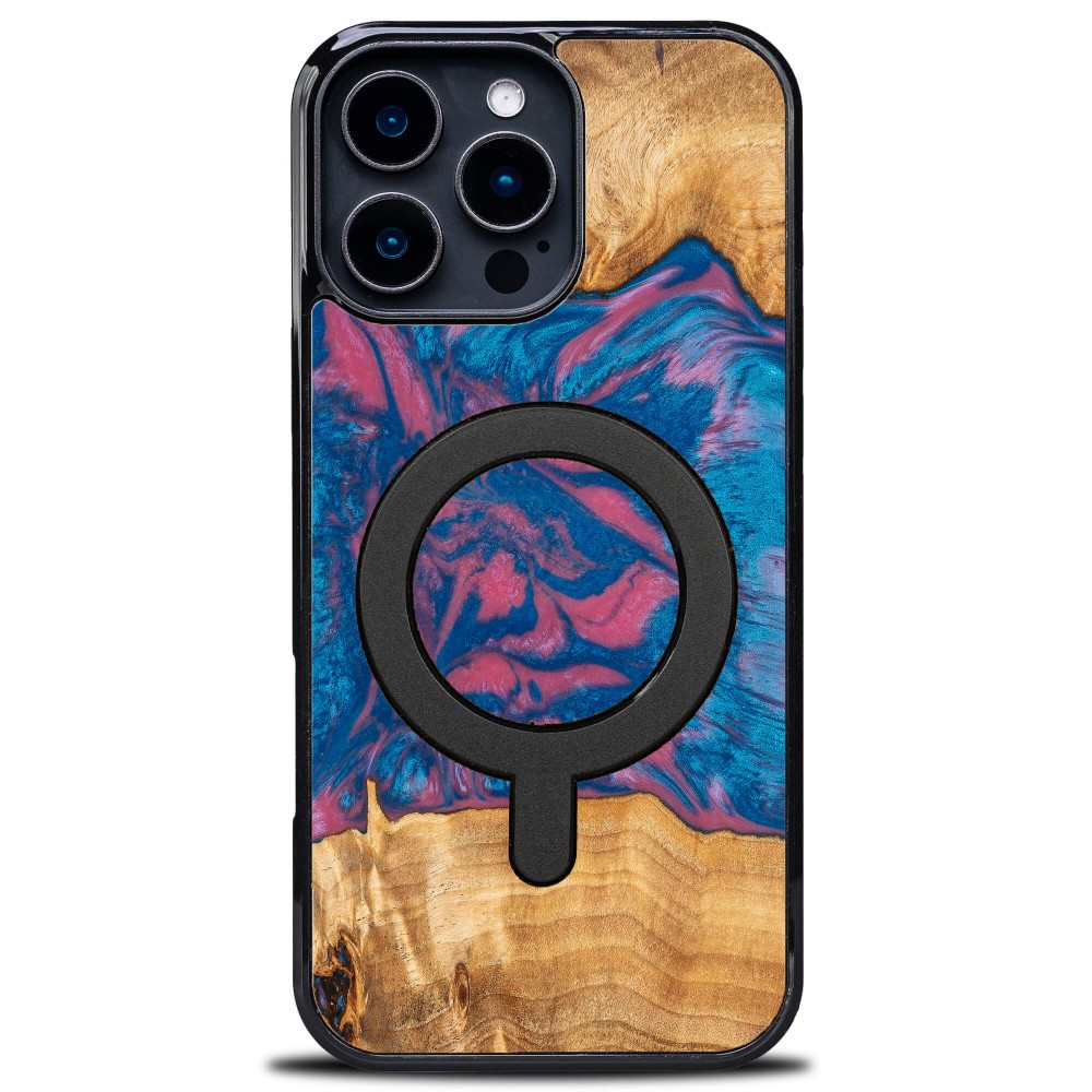 Etui Bewood Unique do iPhone 16 Pro Max - Neons - Vegas z MagSafe (1)