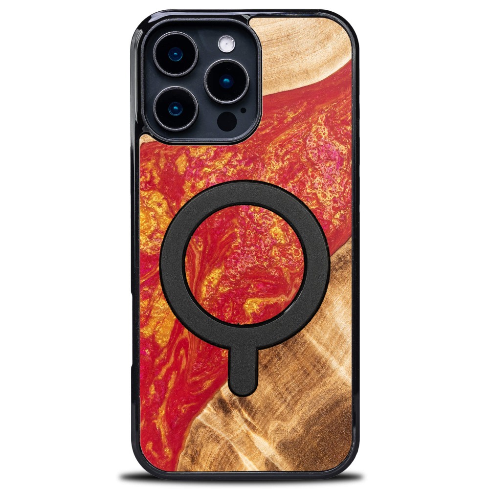 Etui Bewood Unique do iPhone 16 Pro Max - Neons - Paris z MagSafe (1)