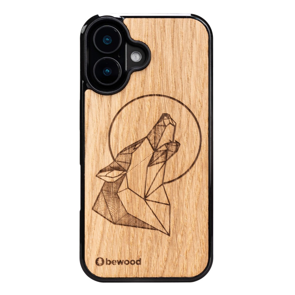 Drewniane Etui Bewood do iPhone 16 WILK DĄB (1)