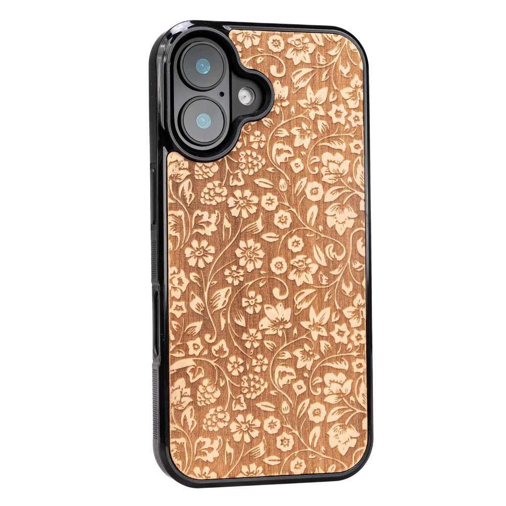 Drewniane Etui Bewood do iPhone 16 KWIATY POLNE ANIEGRE (2)