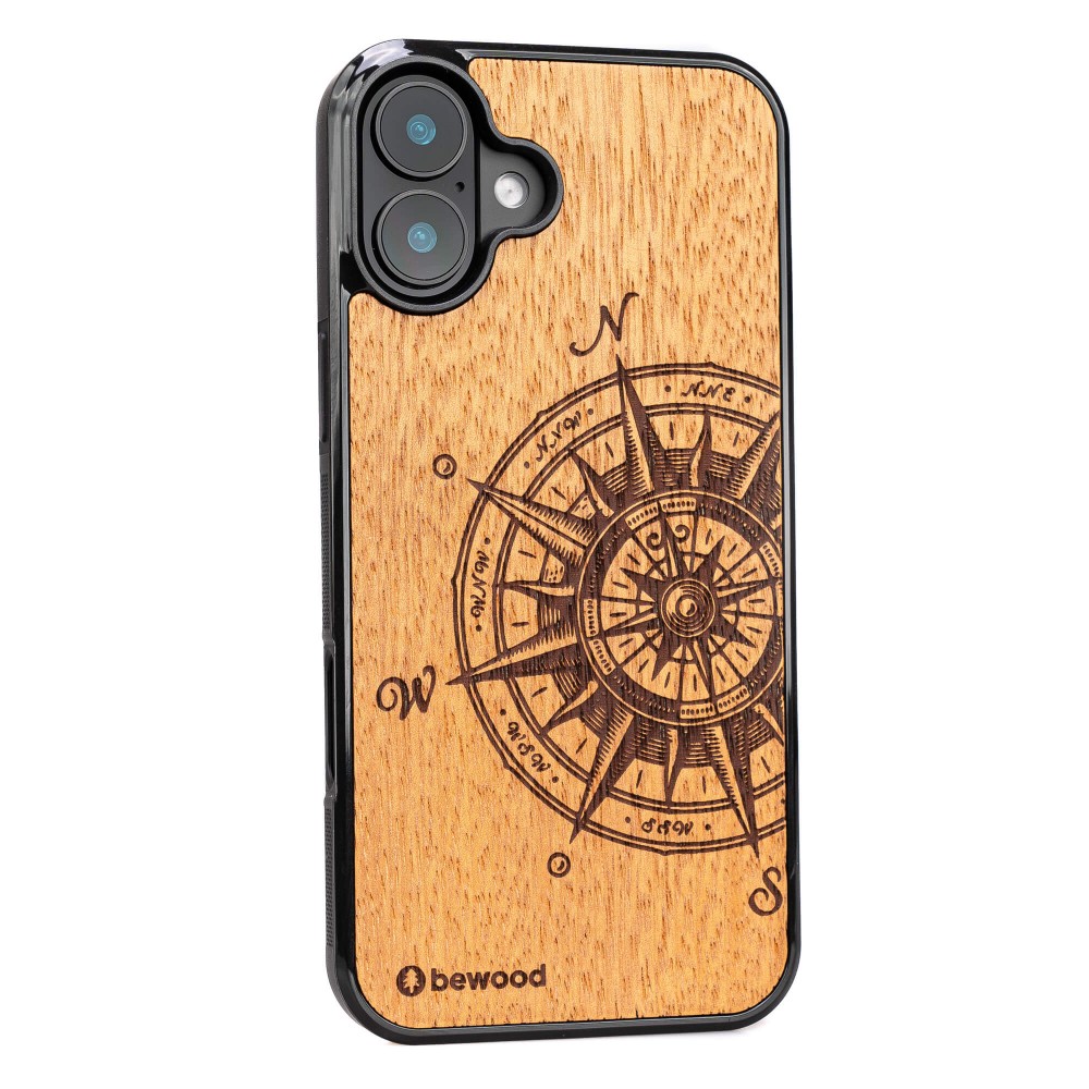 Drewniane Etui Bewood do iPhone 16 Plus TRAVELER MERBAU (2)