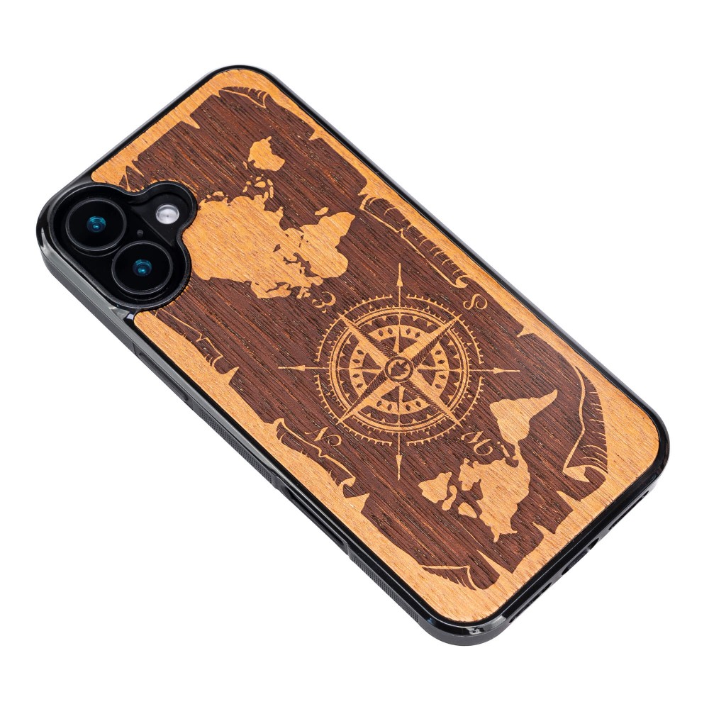 Apple iPhone 16 Plus Compass Merbau Bewood Wood Case (3)