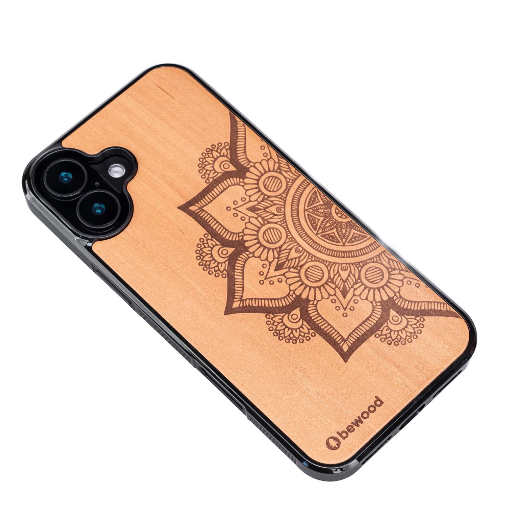 Drewniane Etui Bewood do iPhone 16 Plus MANDALA JABŁOŃ (3)
