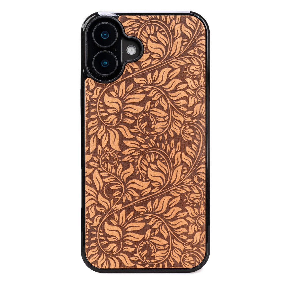 Drewniane Etui Bewood do iPhone 16 Plus LIŚCIE JABŁOŃ (1)