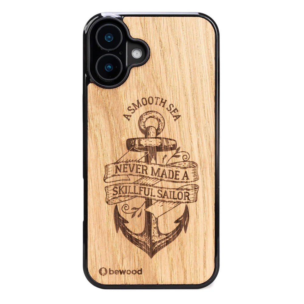 Drewniane Etui Bewood do iPhone 16 Plus KOTWICA DĄB (1)