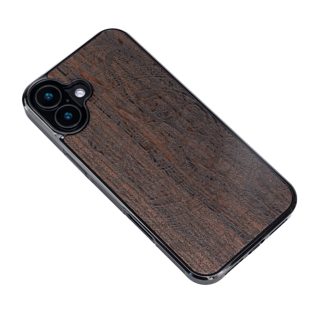 Drewniane Etui Bewood do iPhone 16 Plus KALENDARZ AZTECKI ZIRICOTE (3)