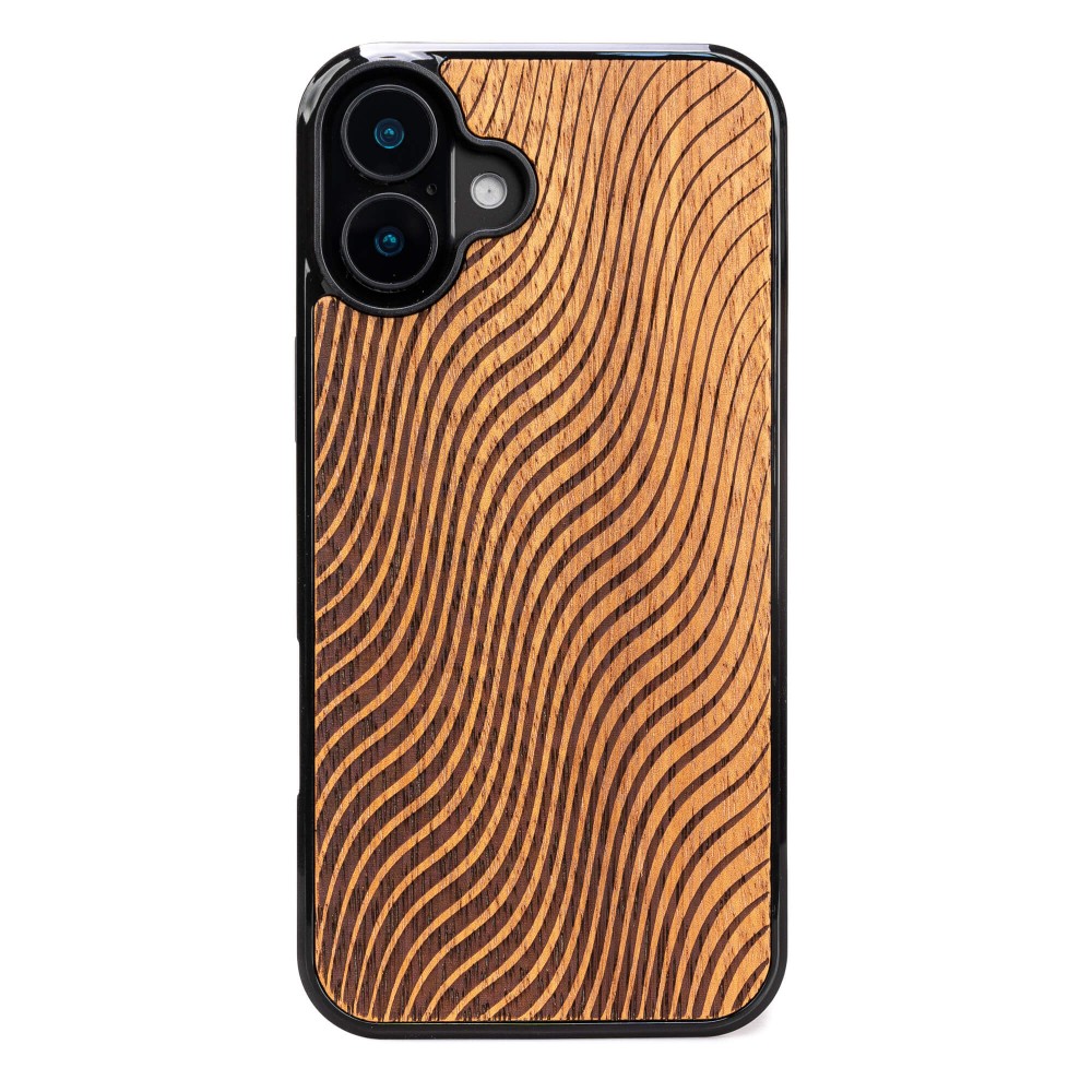 Drewniane Etui Bewood do iPhone 16 Plus FALE MERBAU (1)