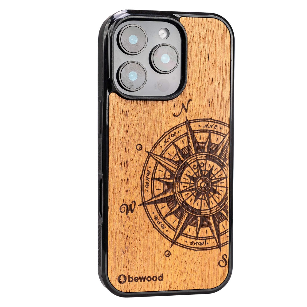 Drewniane Etui Bewood do iPhone 16 Pro TRAVELER MERBAU (2)
