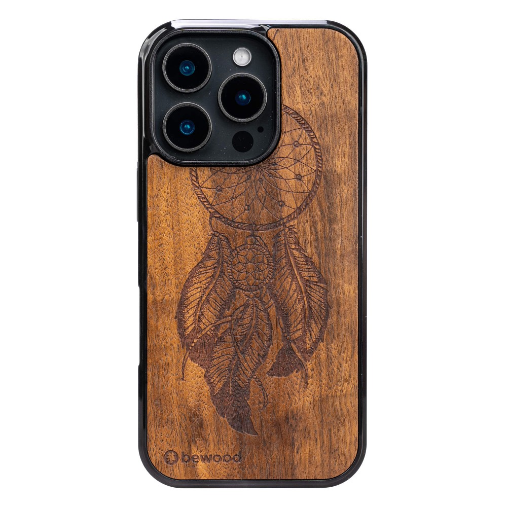 Apple iPhone 16 Pro Dreamcatcher Imbuia Bewood Wood Case (1)