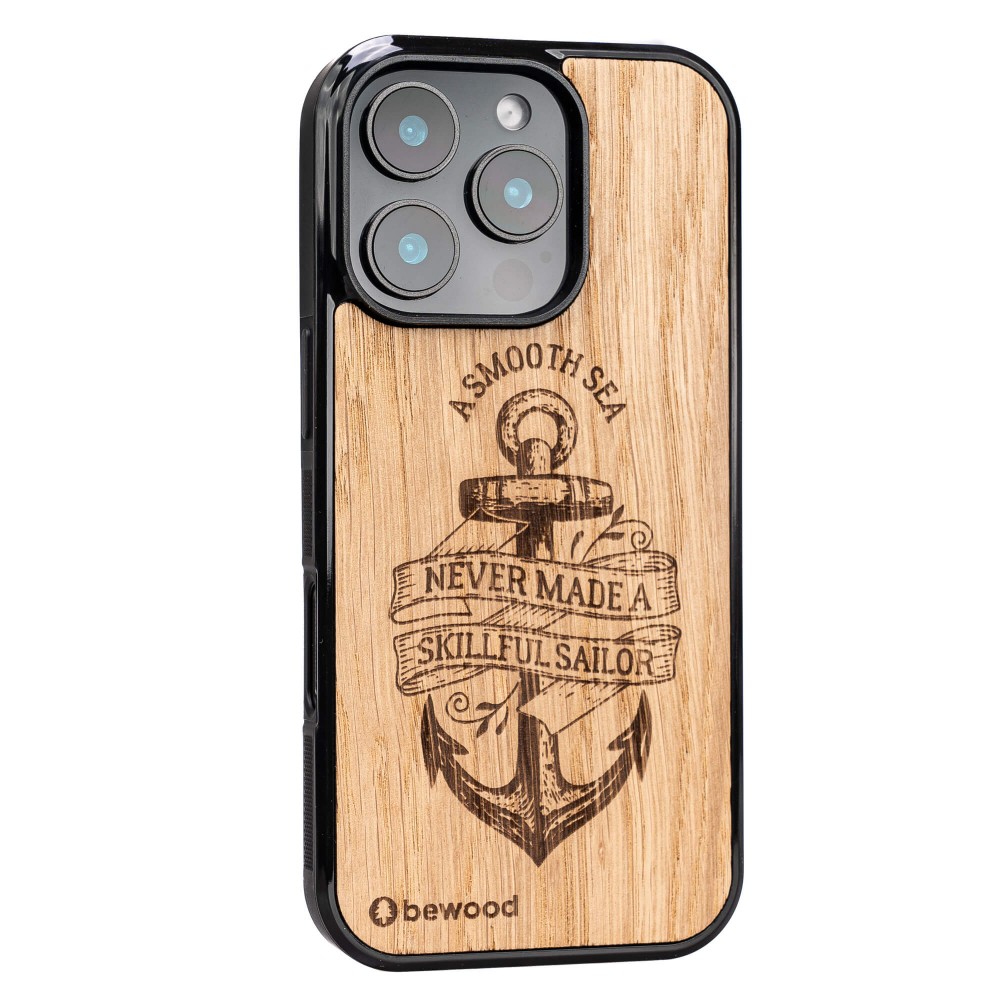 Drewniane Etui Bewood do iPhone 16 Pro KOTWICA DĄB (2)
