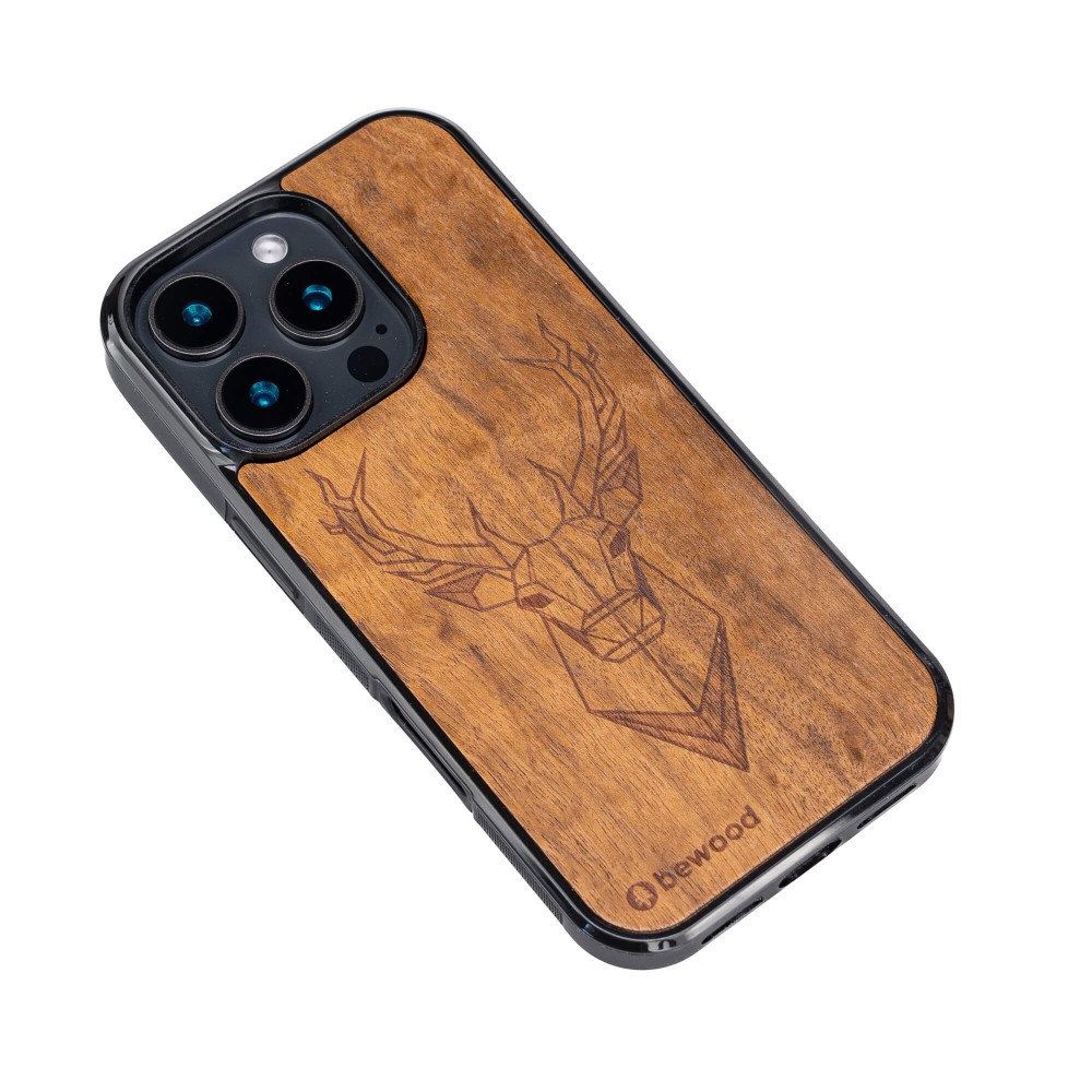 Apple iPhone 16 Pro Deer Imbuia Bewood Wood Case (3)
