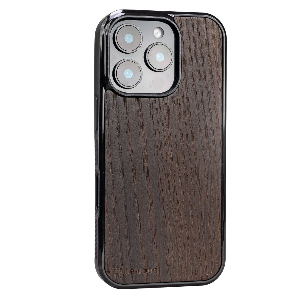 Drewniane Etui Bewood do iPhone 16 Pro DĄB WĘDZONY (2)