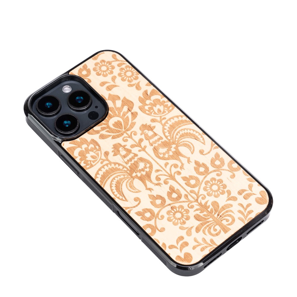 Drewniane Etui Bewood do iPhone 16 Pro Max POLSKI FOLK ANIEGRE (3)