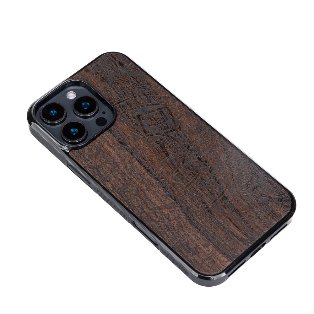 Drewniane Etui Bewood do iPhone 16 Pro Max KALENDARZ AZTECKI ZIRICOTE (3)