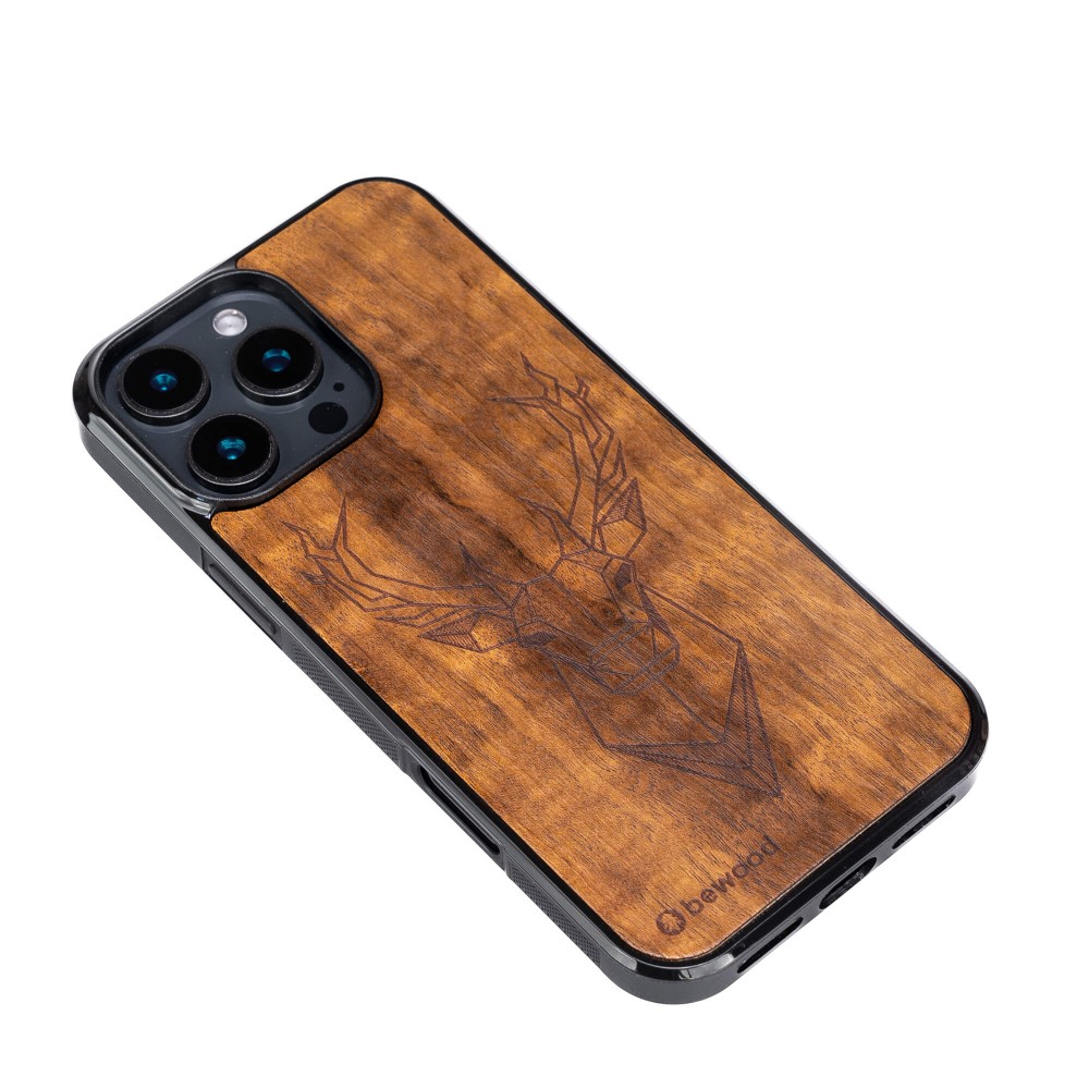 Drewniane Etui Bewood do iPhone 16 Pro Max JELEŃ IMBUIA (3)