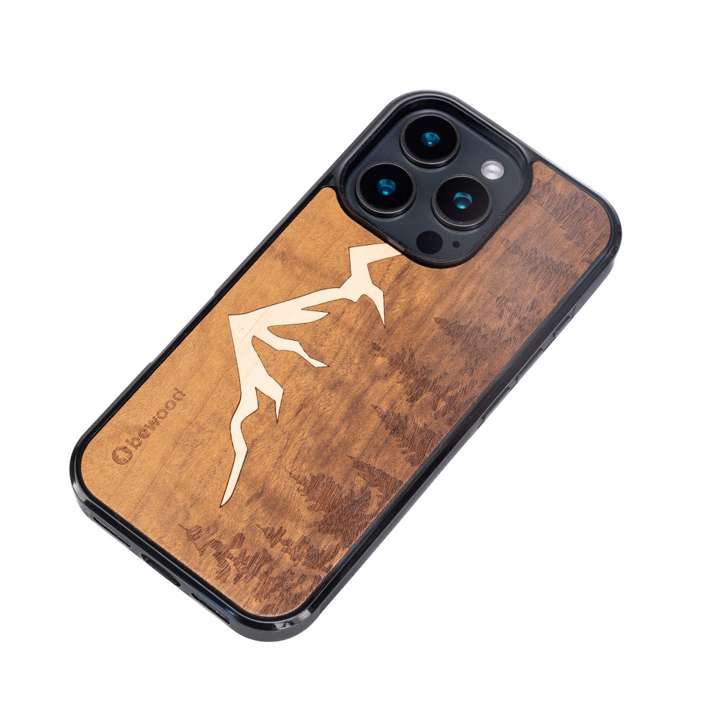 Drewniane Etui Bewood do iPhone 16 Pro Max GÓRY IMBUIA (3)