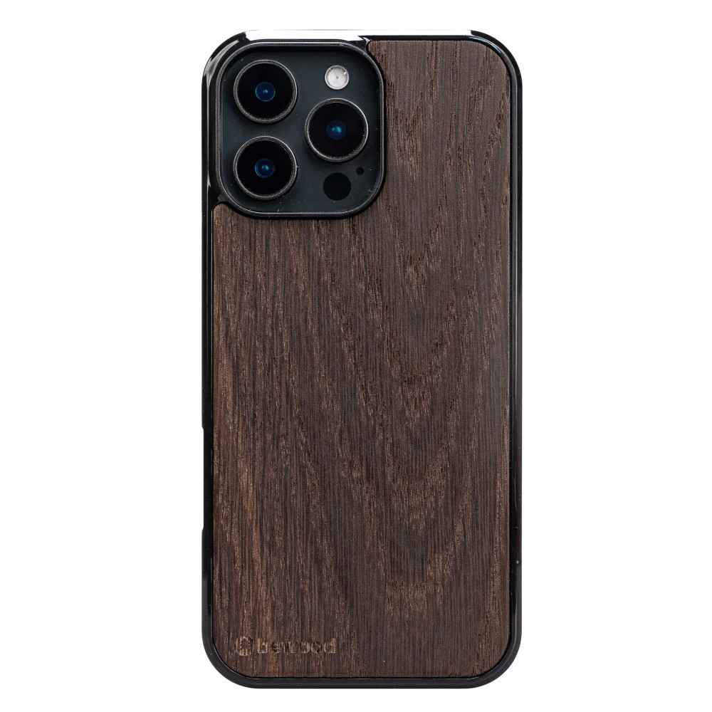 Drewniane Etui Bewood do iPhone 16 Pro Max DĄB WĘDZONY (1)