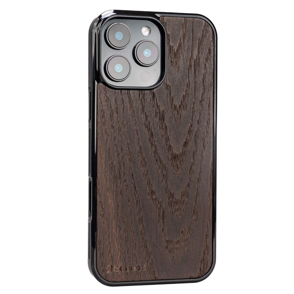 Drewniane Etui Bewood do iPhone 16 Pro Max DĄB WĘDZONY (2)