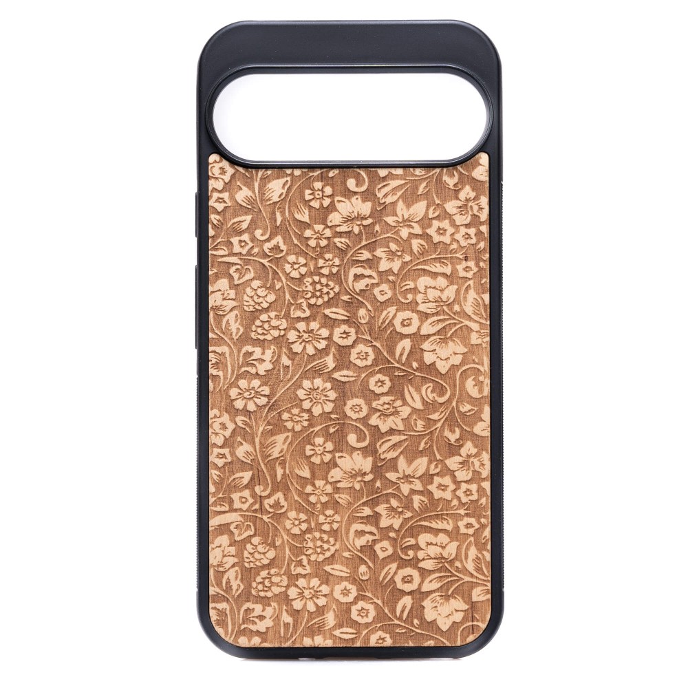 Drewniane Etui Bewood do Google Pixel 9 Pro XL KWIATY POLNE ANIEGRE (1)
