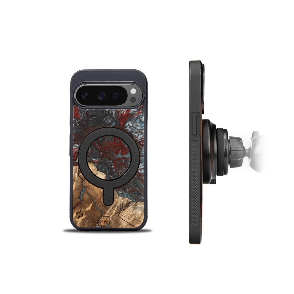 Etui Bewood Unique do Google Pixel 9/9 Pro - Planets - Pluton z MagSafe (2)