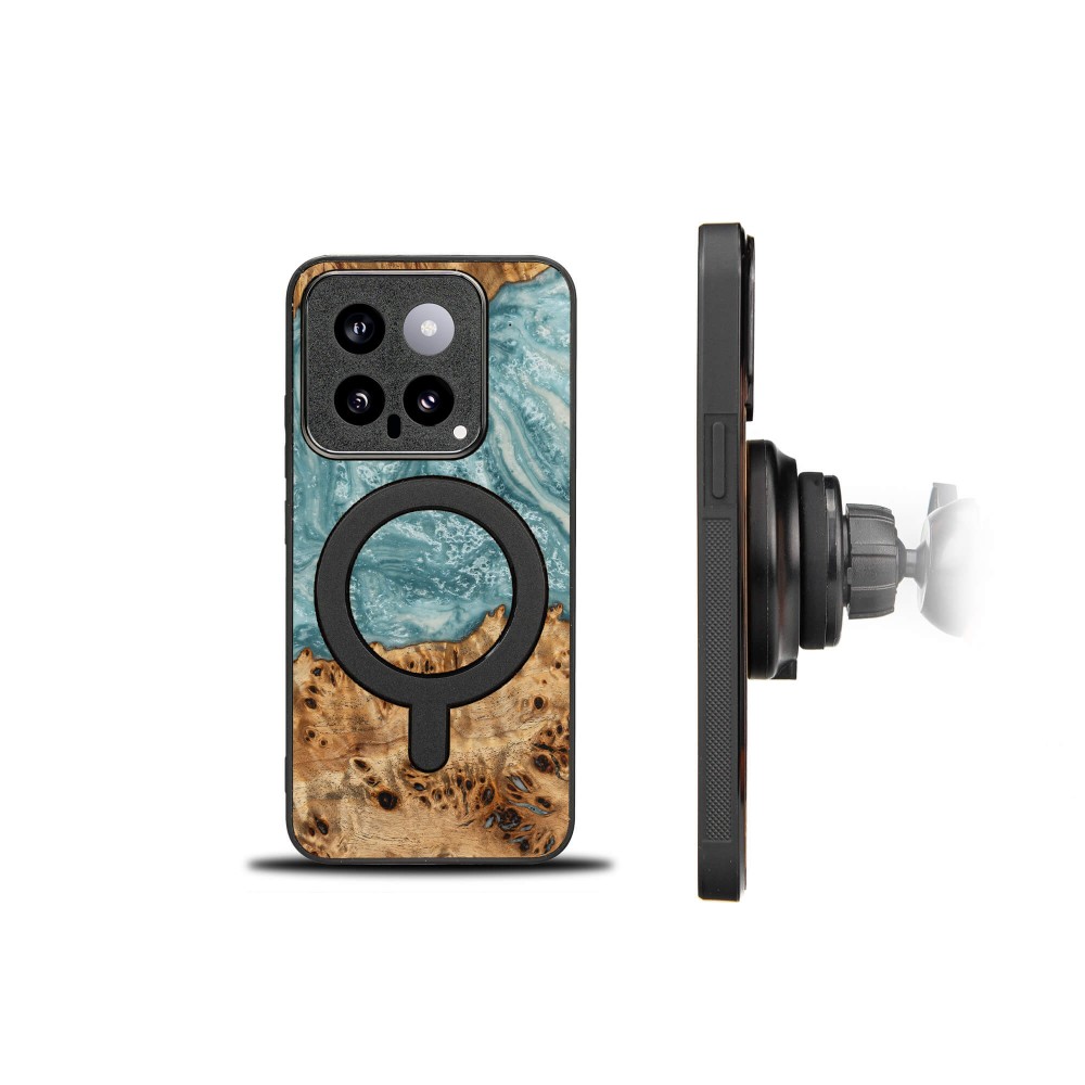 Etui Bewood Unique do Xiaomi 14T - Planets - Uran z MagSafe (2)