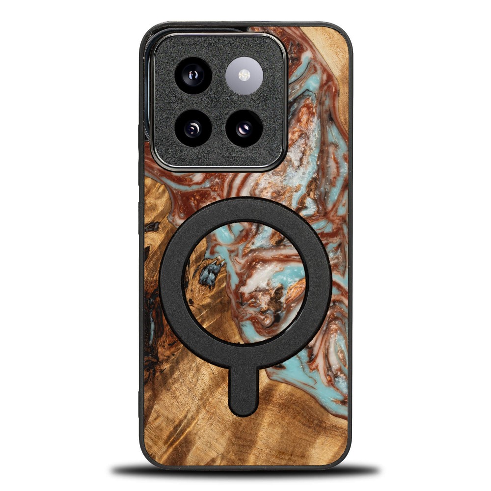 Etui Bewood Unique do Xiaomi 14T - Planets - Jowisz z MagSafe (1)