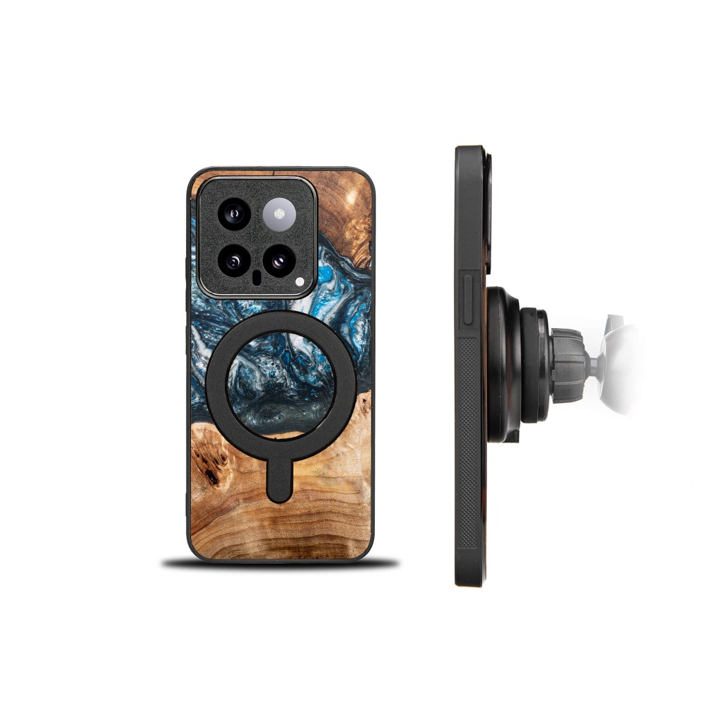 Etui Bewood Unique do Xiaomi 14T Pro - Planets - Ziemia z MagSafe (2)