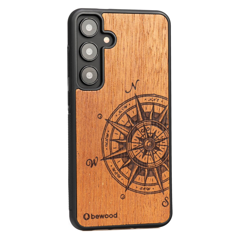 Drewniane Etui Bewood do Samsung Galaxy S24 FE 5G TRAVELER MERBAU (2)