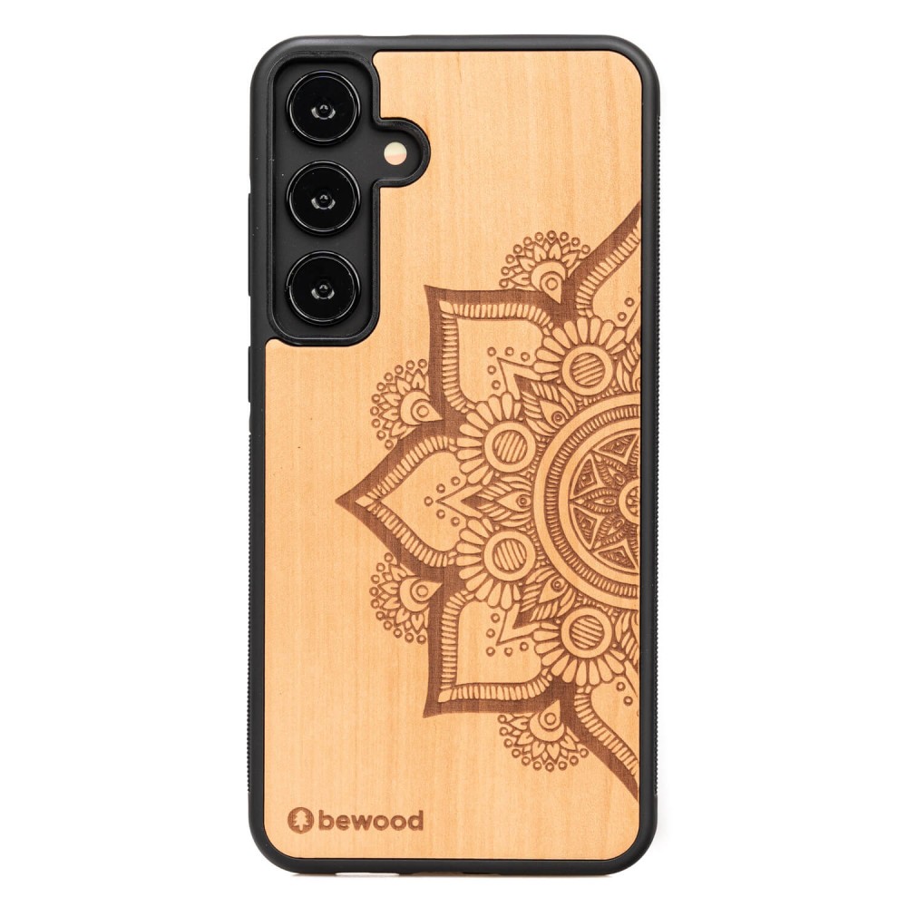Drewniane Etui Bewood do Samsung Galaxy S24 FE 5G MANDALA JABŁOŃ (1)
