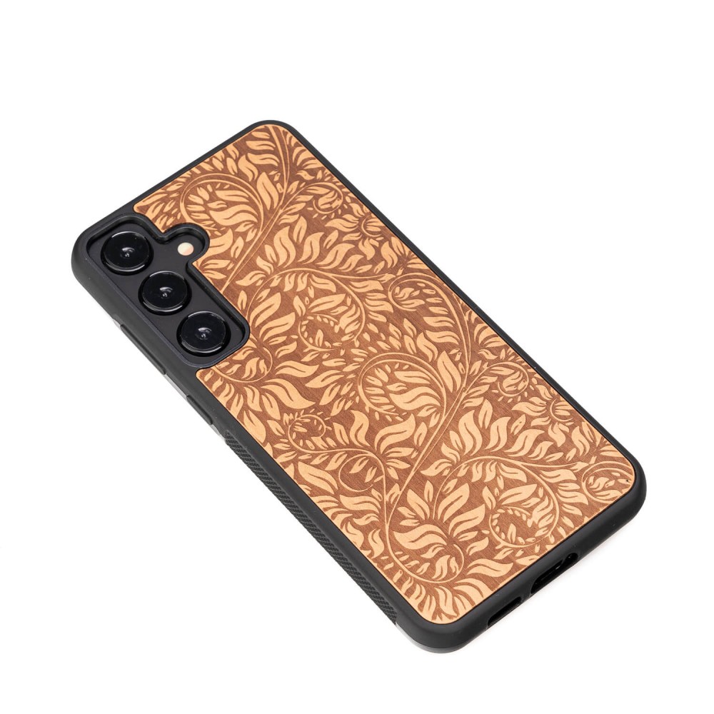 Drewniane Etui Bewood do Samsung Galaxy S24 FE 5G LIŚCIE JABŁOŃ (3)