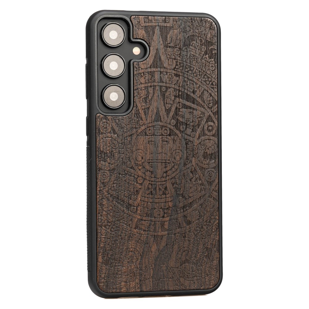 Drewniane Etui Bewood do Samsung Galaxy S24 FE 5G KALENDARZ AZTECKI ZIRICOTE (2)