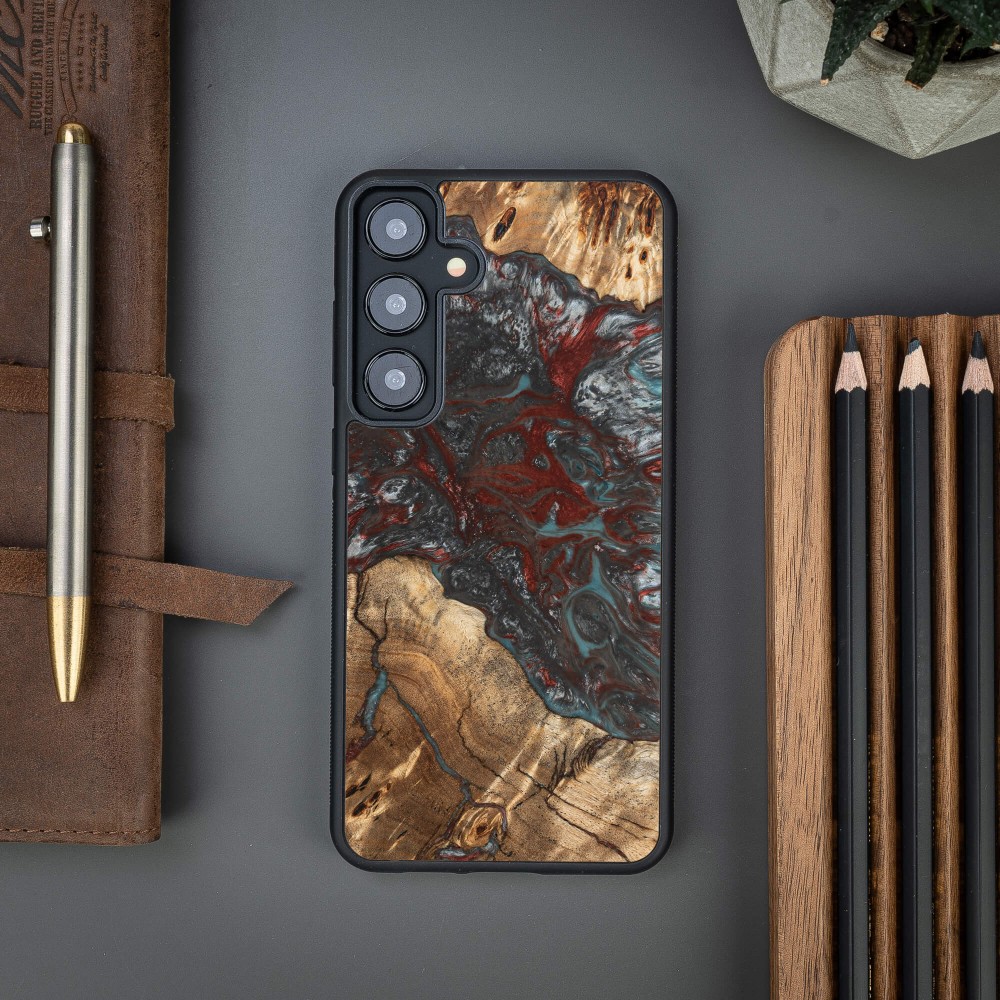 Etui Bewood Unique do Samsung Galaxy S24 FE 5G - Planets - Pluton (2)