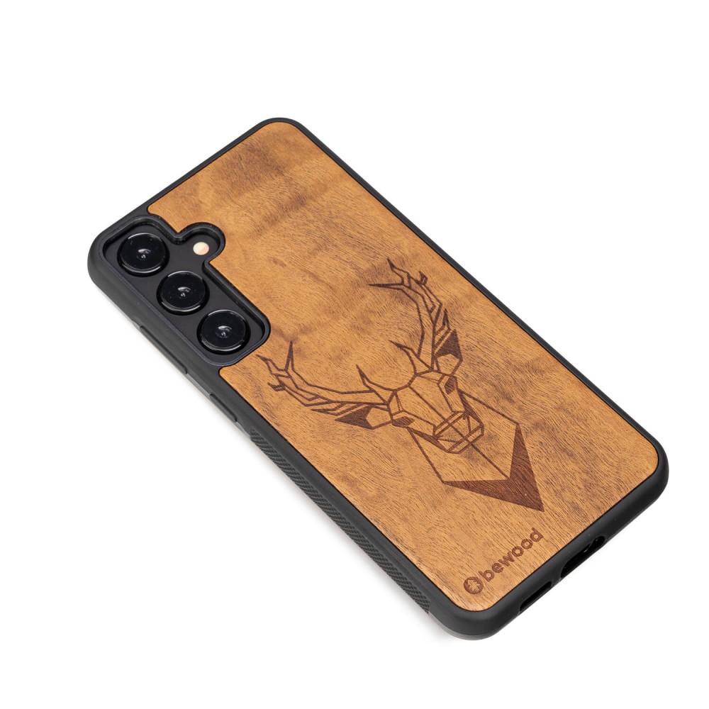 Drewniane Etui Bewood do Samsung Galaxy A35 5G JELEŃ IMBUIA (3)