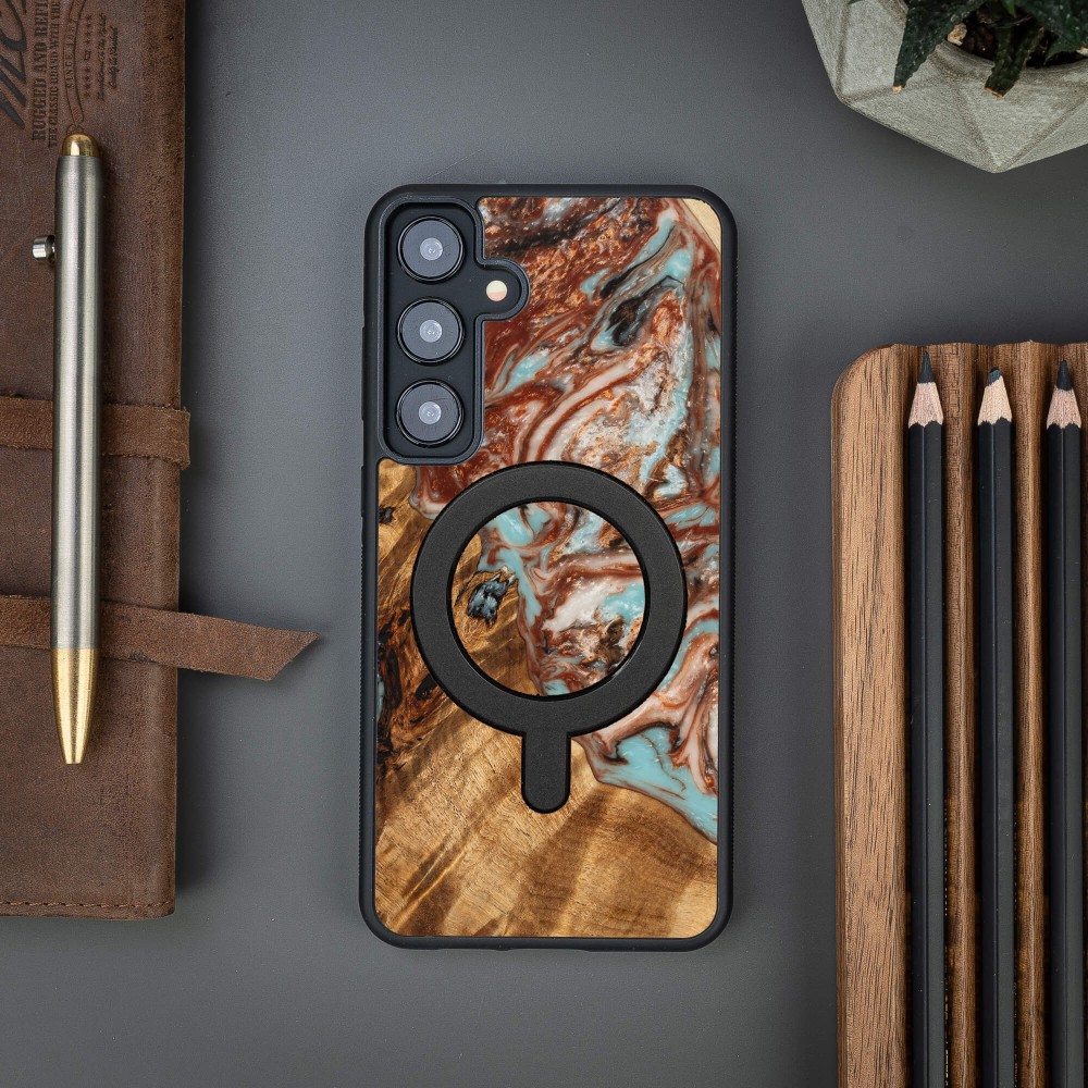 Etui Bewood Unique do Samsung Galaxy A35 5G - Planets - Jowisz z MagSafe (3)