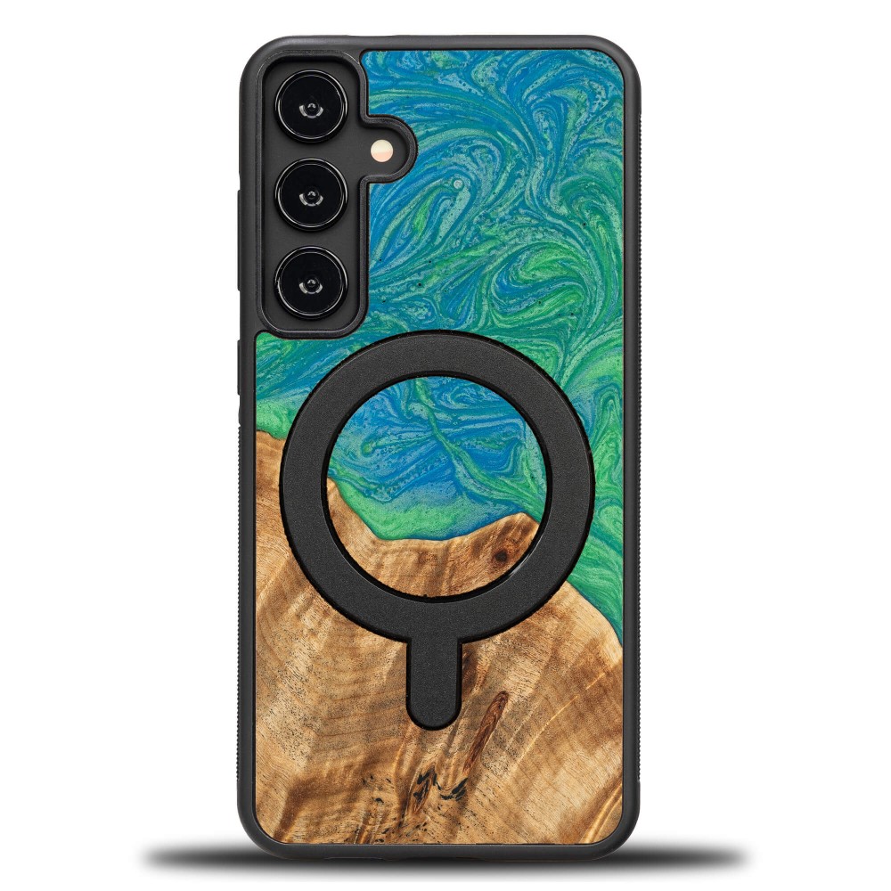 Etui Bewood Unique do Samsung Galaxy A35 5G - Neons - Tokyo z MagSafe (1)