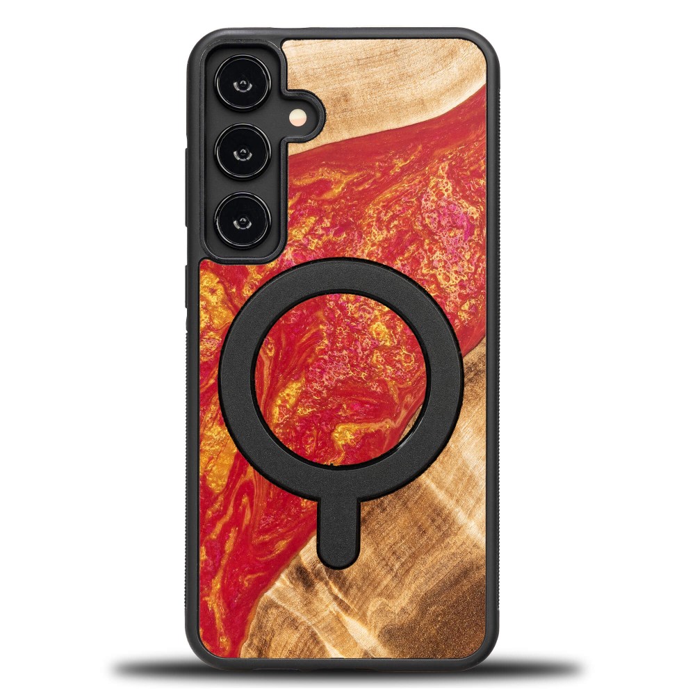 Etui Bewood Unique do Samsung Galaxy A35 5G - Neons - Paris z MagSafe (1)