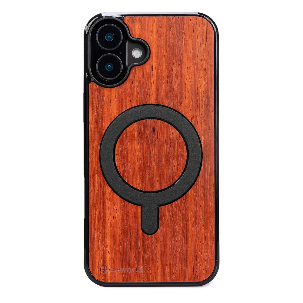 Drewniane Etui Bewood do iPhone 16 Plus PADOUK z MagSafe (1)