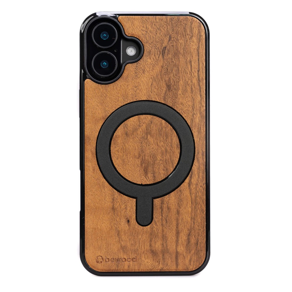 Drewniane Etui Bewood do iPhone 16 Plus IMBUIA z MagSafe (1)