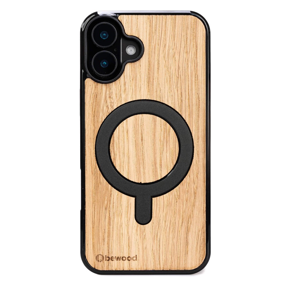 Drewniane Etui Bewood do iPhone 16 Plus DĄB z MagSafe (1)