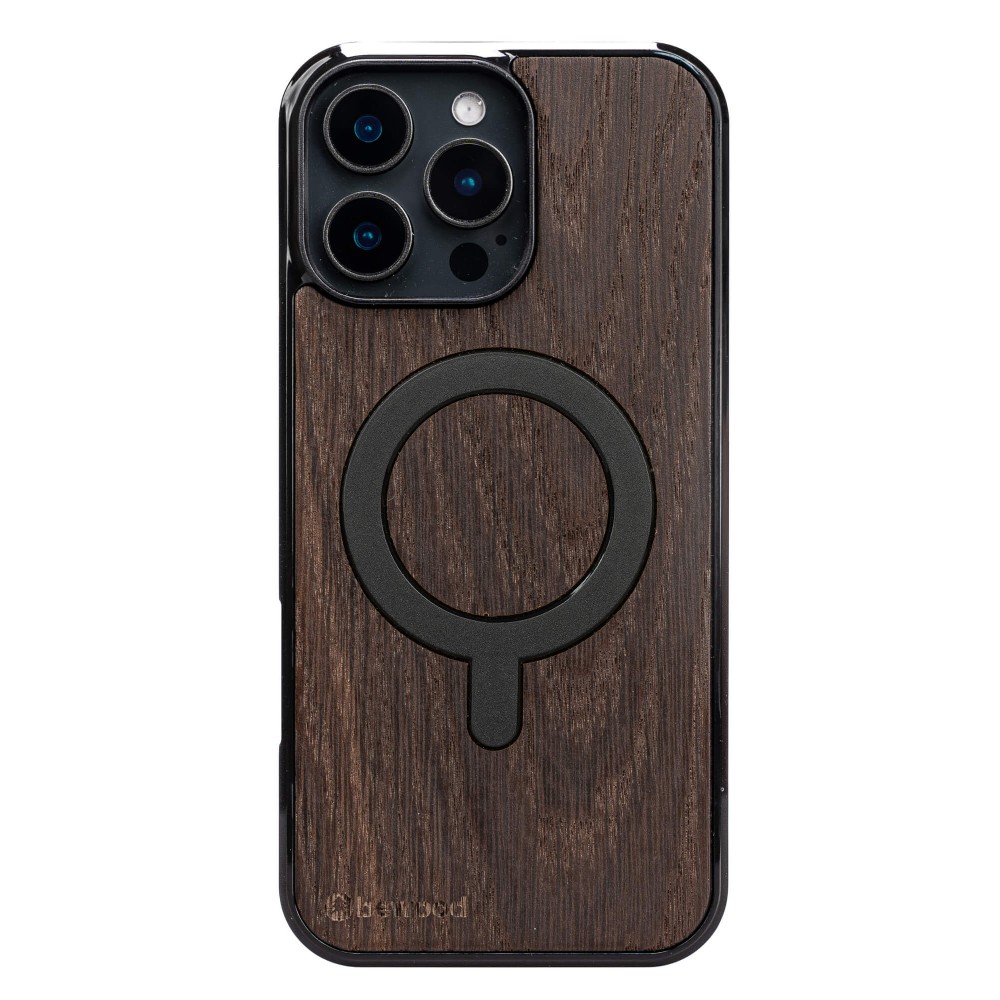 Apple iPhone 16 Pro Max Smoked Oak Bewood Wood Case with MagSafe (1)