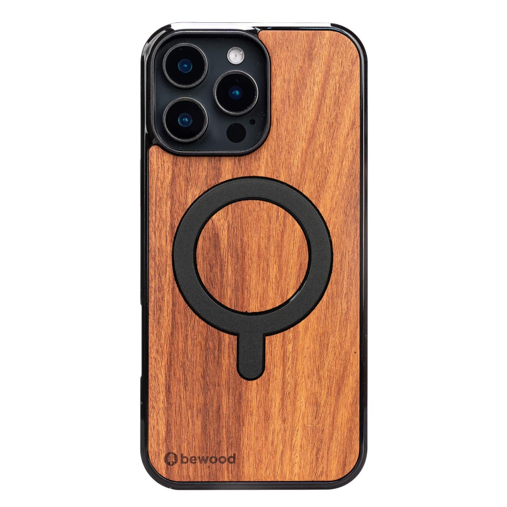 Drewniane Etui Bewood do iPhone 16 Pro Max PALISANDER SANTOS z MagSafe (1)
