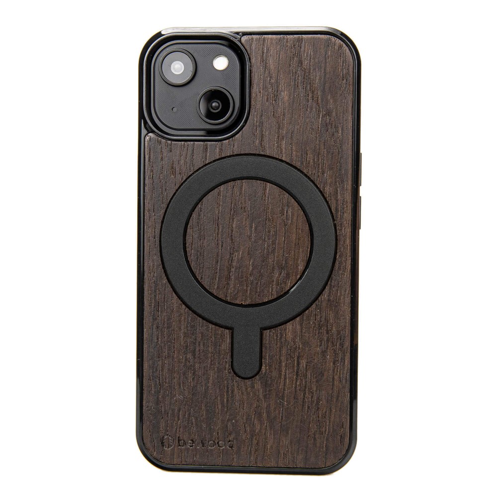 Drewniane Etui Bewood do iPhone 15 DĄB WĘDZONY z MagSafe (1)