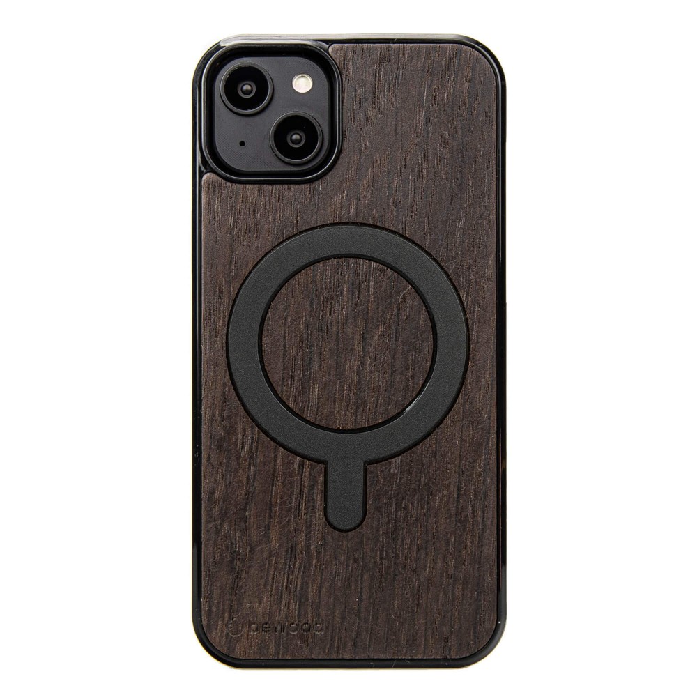 Drewniane Etui Bewood do iPhone 15 Plus DĄB WĘDZONY z MagSafe (1)