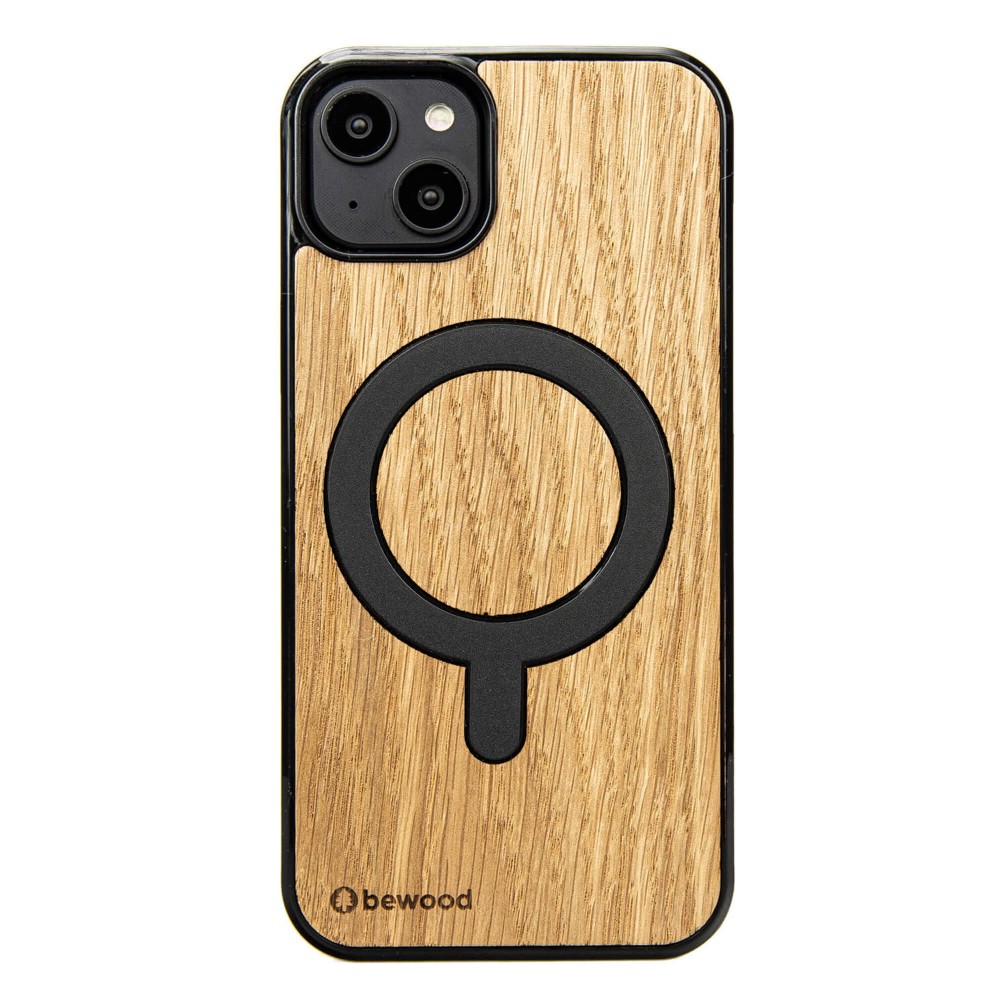 Drewniane Etui Bewood do iPhone 15 Plus DĄB z MagSafe (1)