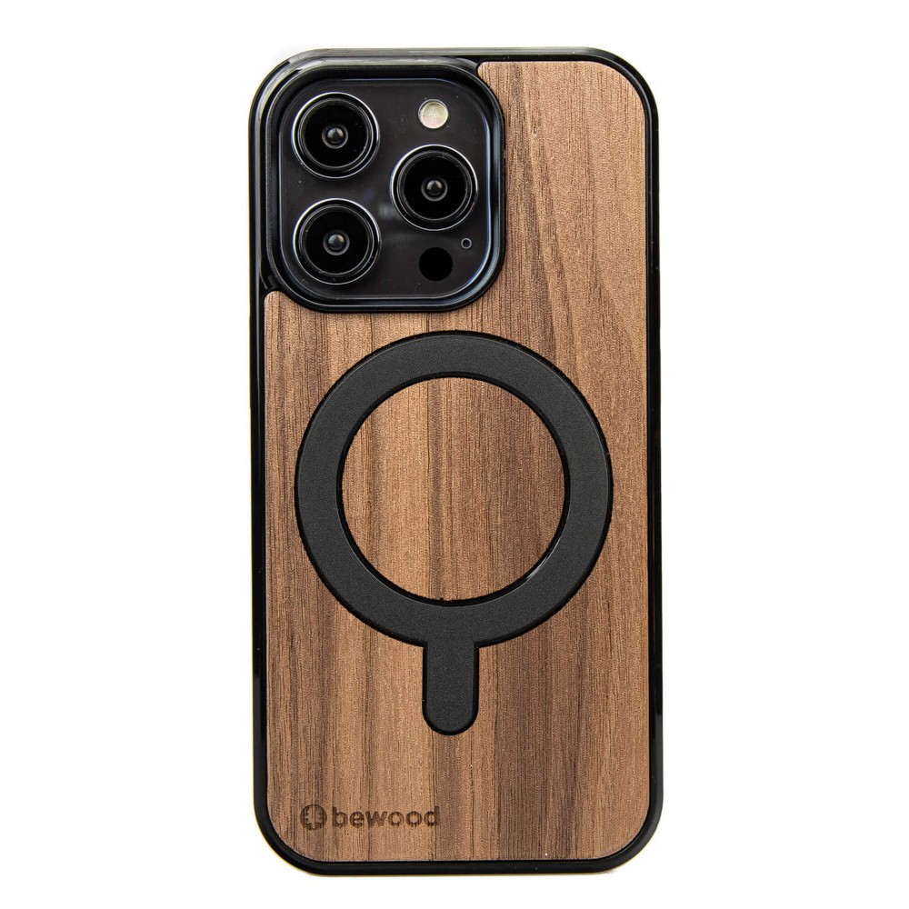 Drewniane Etui Bewood do iPhone 15 Pro ORZECH AMERYKAŃSKI z MagSafe (1)