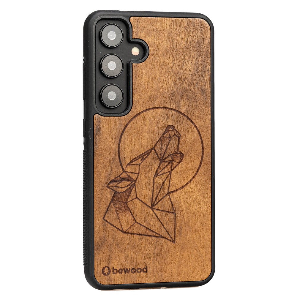 Drewniane Etui Bewood do Samsung Galaxy S25 WILK IMBUIA (2)