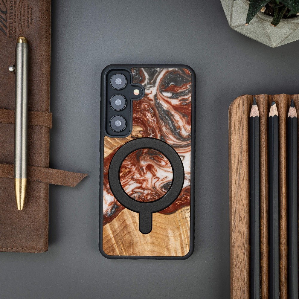 Etui Bewood Unique do Samsung Galaxy S25 - Planets - Wenus z MagSafe (3)