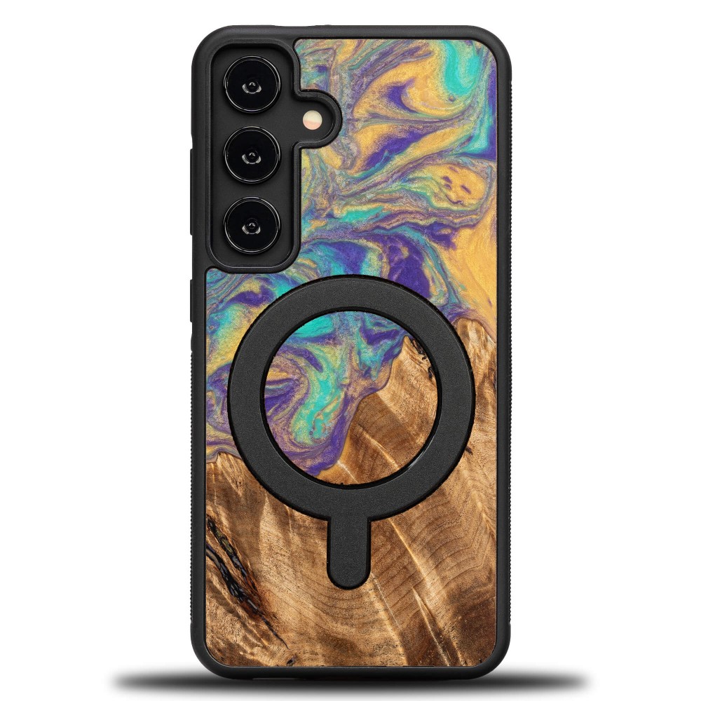 Etui Bewood Unique do Samsung Galaxy S25 - Planets - Merkury z MagSafe (1)
